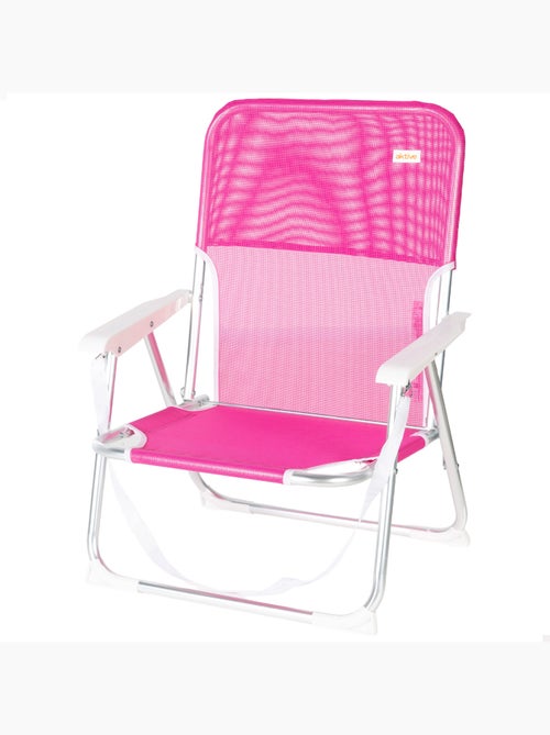 Aktive sedia da spiaggia pieghevole 44x40x72 cm fucsia con maniglia - Kiabi Aktive sedia da spiaggia pieghevole 44x40x72 cm fucsia con maniglia - Kiabi