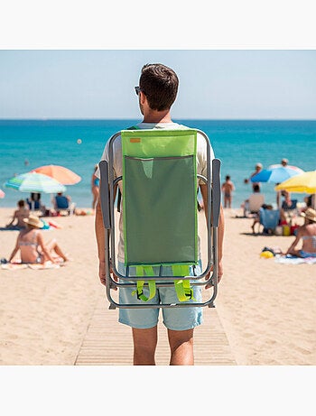 Aktive sedia da spiaggia pieghevole 44x42x88 cm assortita