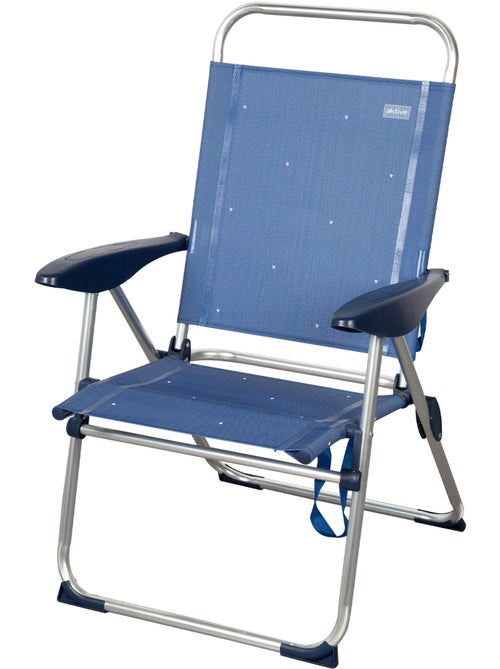 Aktive sedia da spiaggia pieghevole 48x60x100 cm 4 posizioni - Kiabi Aktive sedia da spiaggia pieghevole 48x60x100 cm 4 posizioni - Kiabi