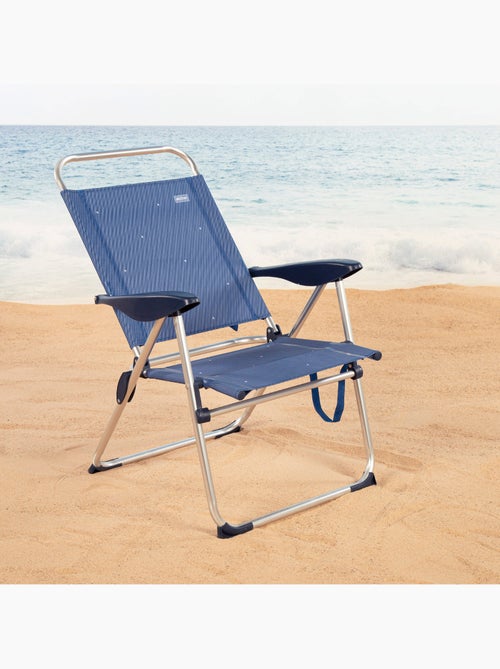 Aktive sedia da spiaggia pieghevole 48x60x100 cm 4 posizioni - Kiabi Aktive sedia da spiaggia pieghevole 48x60x100 cm 4 posizioni - Kiabi