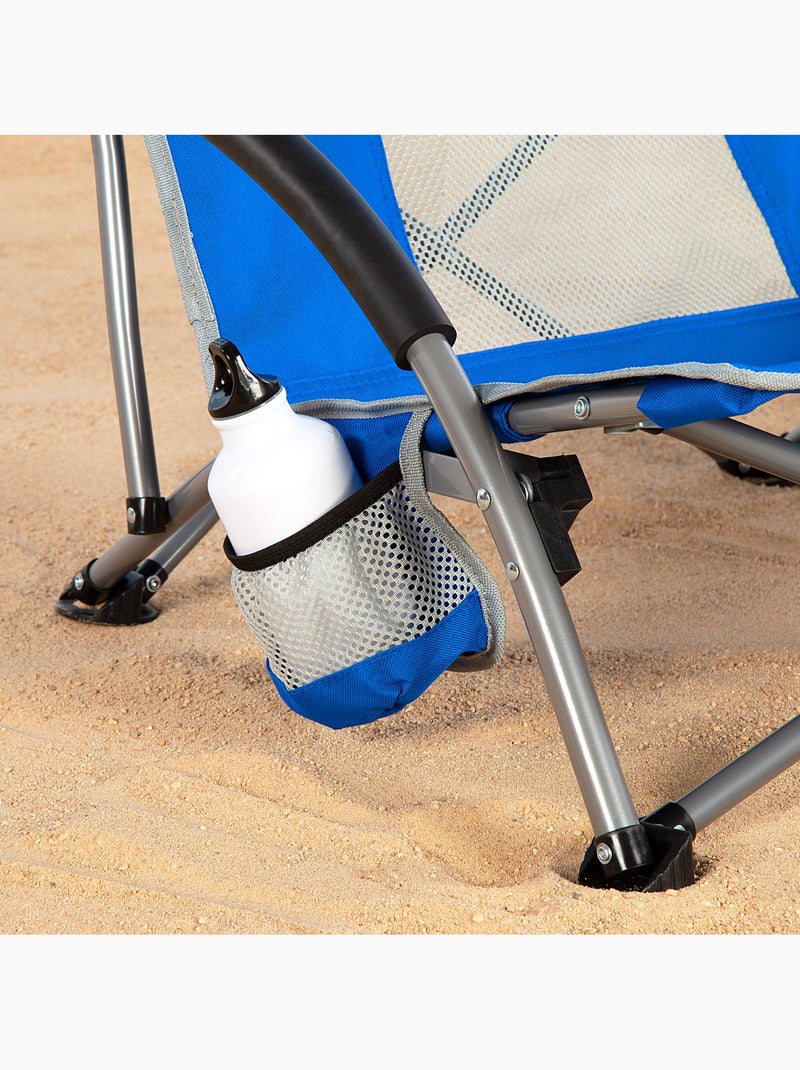 Aktive sedia da spiaggia pieghevole in tessuto Blu - Kiabi