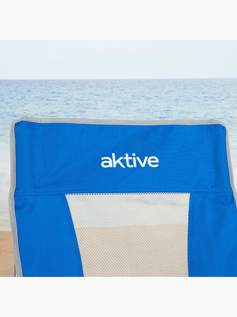 Aktive sedia da spiaggia pieghevole in tessuto Blu - Kiabi