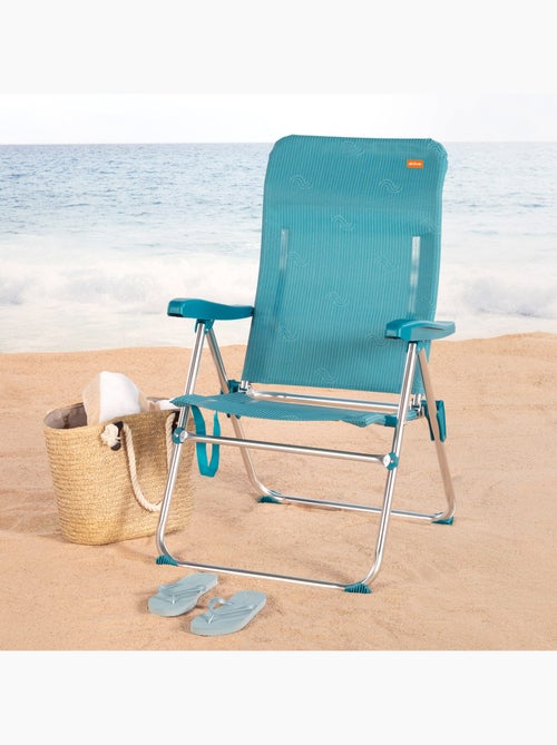 Aktive sedia da spiaggia pieghevole multiposizione 47x62x90 cm con maniglia - Kiabi Aktive sedia da spiaggia pieghevole multiposizione 47x62x90 cm con maniglia - Kiabi