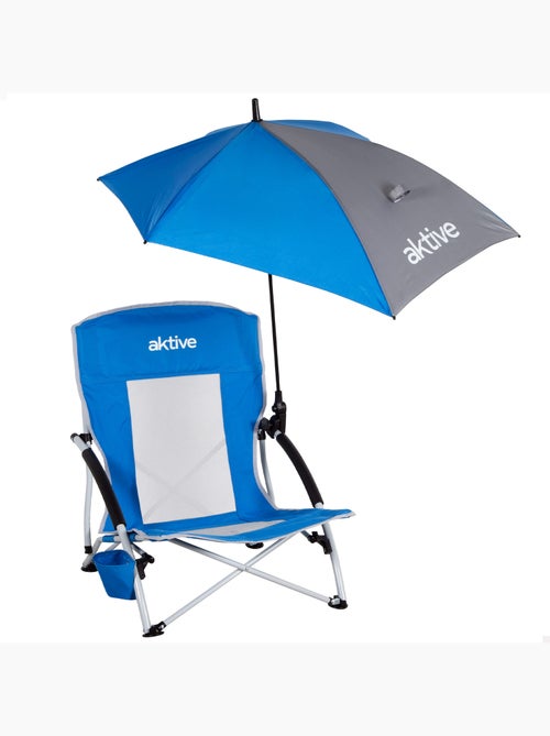 Aktive sedia pieghevole con ombrellino e portabicchieri 50x49x65 cm - Kiabi Aktive sedia pieghevole con ombrellino e portabicchieri 50x49x65 cm - Kiabi