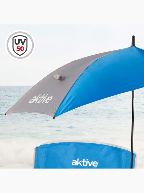 Aktive sedia pieghevole con ombrellino e portabicchieri 50x49x65 cm - Kiabi Aktive sedia pieghevole con ombrellino e portabicchieri 50x49x65 cm - Kiabi