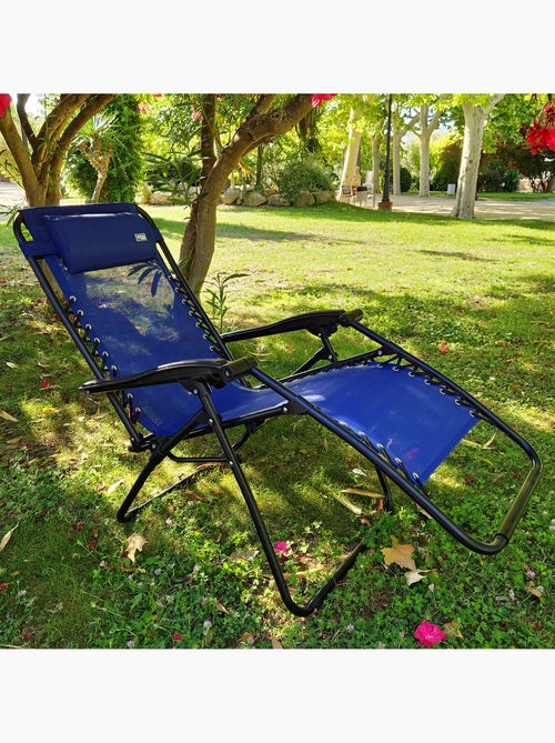 Aktive sedia pieghevole da giardino a gravità zero 2 posizioni - Kiabi Aktive sedia pieghevole da giardino a gravità zero 2 posizioni - Kiabi