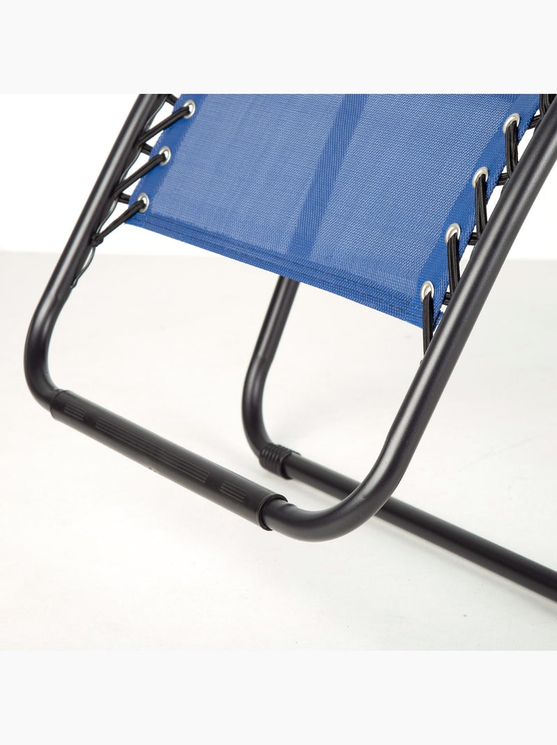 Aktive sedia pieghevole da giardino a gravità zero 2 posizioni Blu - Kiabi