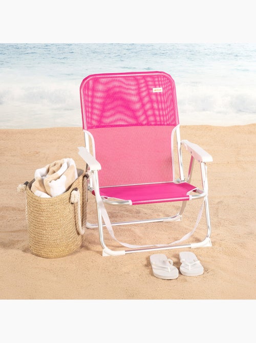 Aktive set 2 sedie da spiaggia pieghevoli 44x40x72 cm fucsia con manico - Kiabi Aktive set 2 sedie da spiaggia pieghevoli 44x40x72 cm fucsia con manico - Kiabi