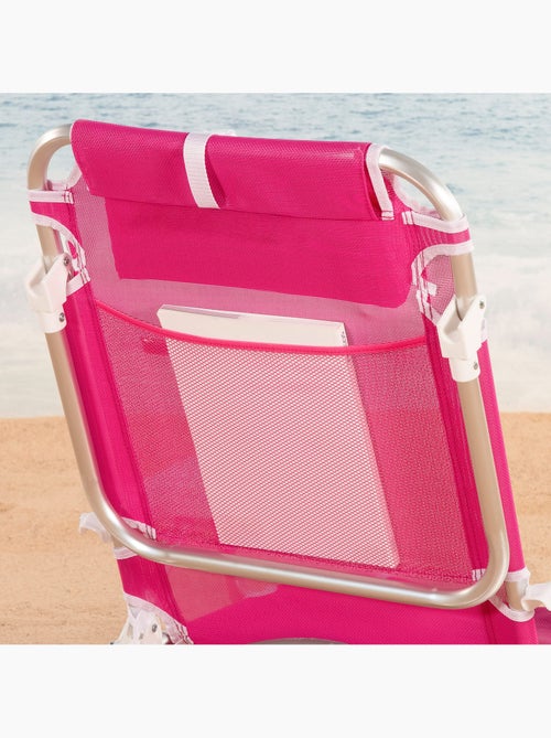 Aktive set di 2 sedie da spiaggia basse pieghevoli multiposizione 51x45x76 cm fucsia - Kiabi Aktive set di 2 sedie da spiaggia basse pieghevoli multiposizione 51x45x76 cm fucsia - Kiabi