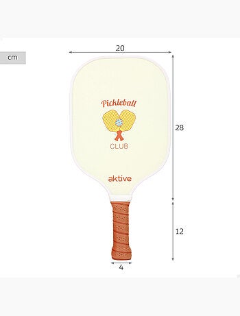 Aktive set di racchette da pickleball 20x1x40 cm
