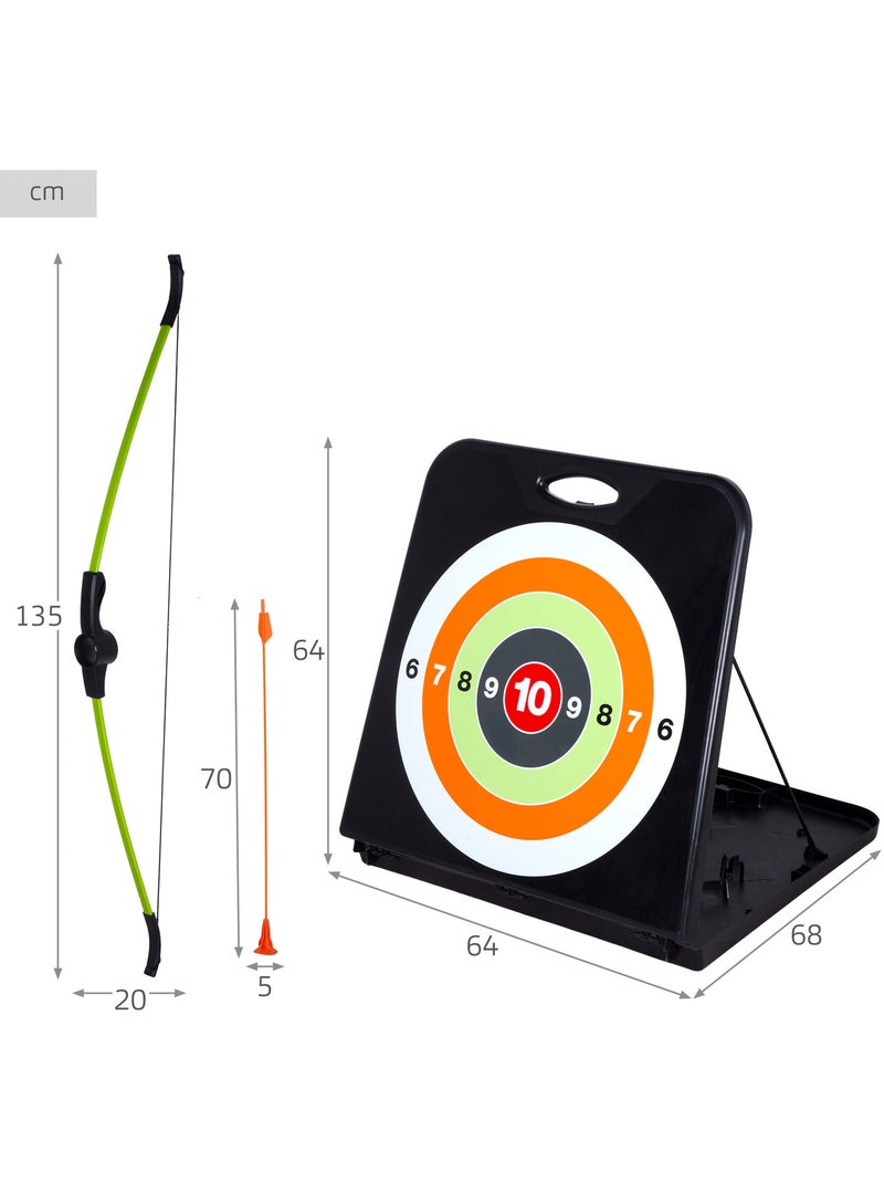 Aktive set di tiro con l'arco per bambini con bersaglio pieghevole, arco e 3 frecce N/D - Kiabi