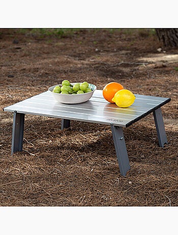 Aktive tavolo da campeggio pieghevole ultraleggero in alluminio 55x41x20 cm