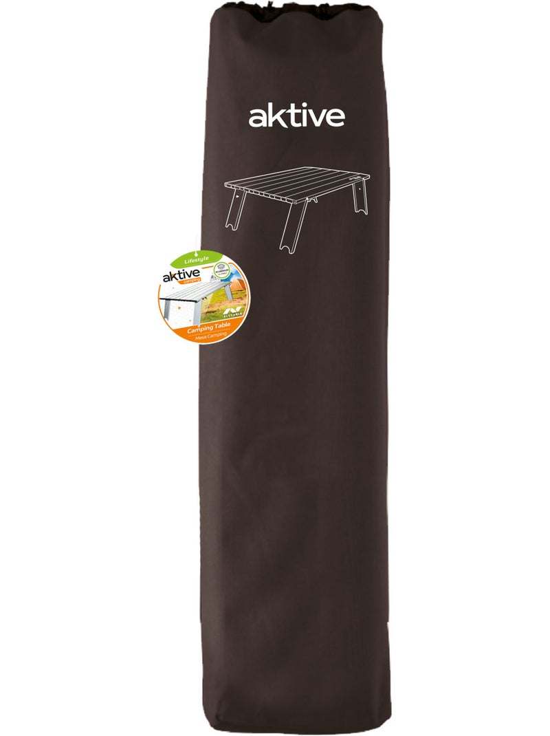 Aktive tavolo da campeggio pieghevole ultraleggero in alluminio 55x41x20 cm Grigio - Kiabi