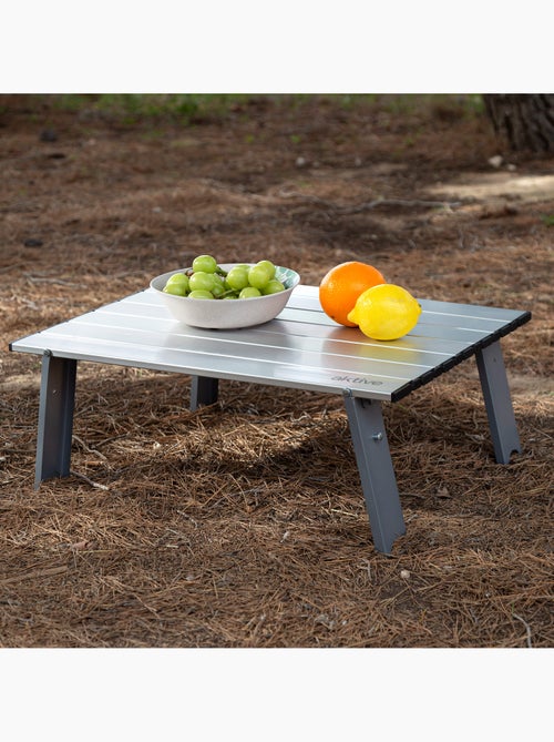 Aktive tavolo da campeggio pieghevole ultraleggero in alluminio 55x41x20 cm - Kiabi Aktive tavolo da campeggio pieghevole ultraleggero in alluminio 55x41x20 cm - Kiabi