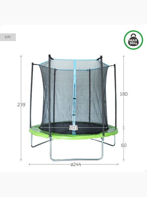 Aktive Trampolino per bambini da esterno Ø201 cm - Kiabi Aktive Trampolino per bambini da esterno Ø201 cm - Kiabi
