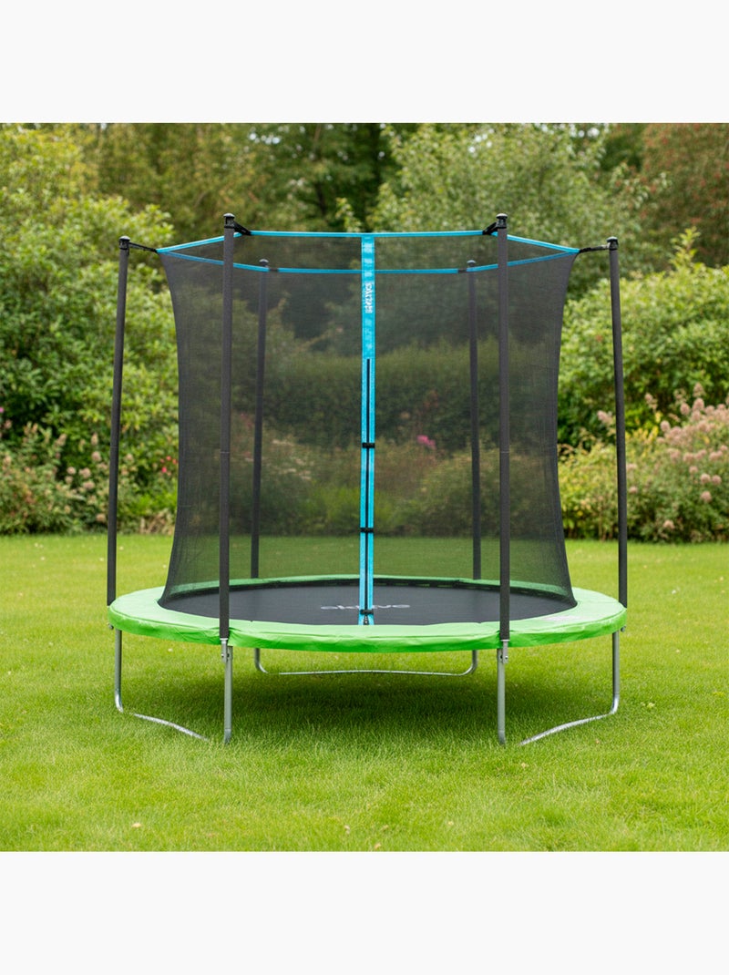 Aktive Trampolino per bambini da esterno Ø261 cm Nero Verde Blu - Kiabi