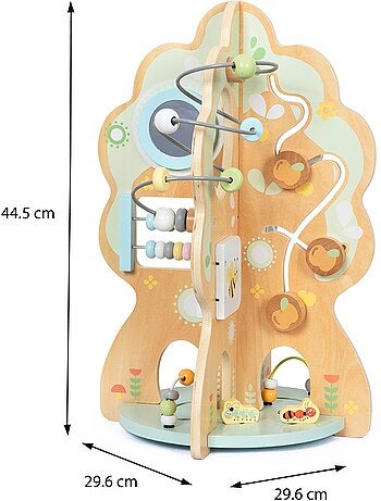 Albero educativo Montessori legno giochi risveglio Mamabrum