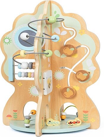 Albero educativo Montessori legno giochi risveglio Mamabrum