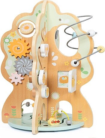 Albero educativo Montessori legno giochi risveglio Mamabrum