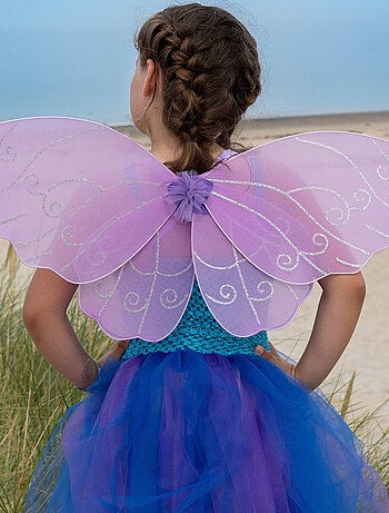 Ali da fata viola bambina costume principessa | Labay