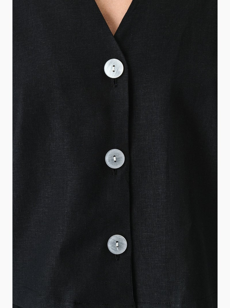 Alice camicia a maniche corte penti Nero - Kiabi