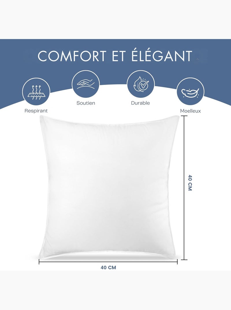 All'Unità Cuscino in Poliestere PROMO LINGE Bianco - Kiabi