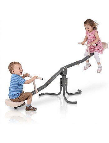 Altalena da Giardino 2 in 1 HyperMotion - Trave di Equilibrio e Rotazione 360° - 70 kg