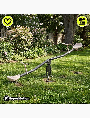Altalena da Giardino 2 in 1 HyperMotion - Trave di Equilibrio e Rotazione 360° - 70 kg