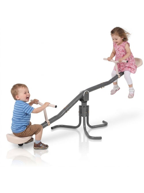 Altalena da Giardino 2 in 1 HyperMotion - Trave di Equilibrio e Rotazione 360° - 70 kg - Kiabi