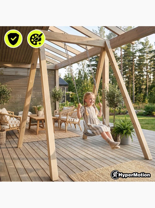 Altalena da giardino classica hypermotion per bambini – robusta, sicura e regolabile dai 3 anni - Kiabi