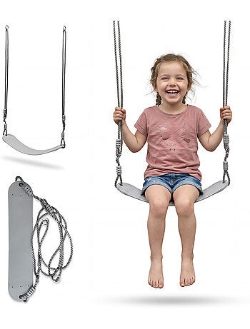 Altalena da giardino HyperMotion con seduta EVA regolabile per bambini