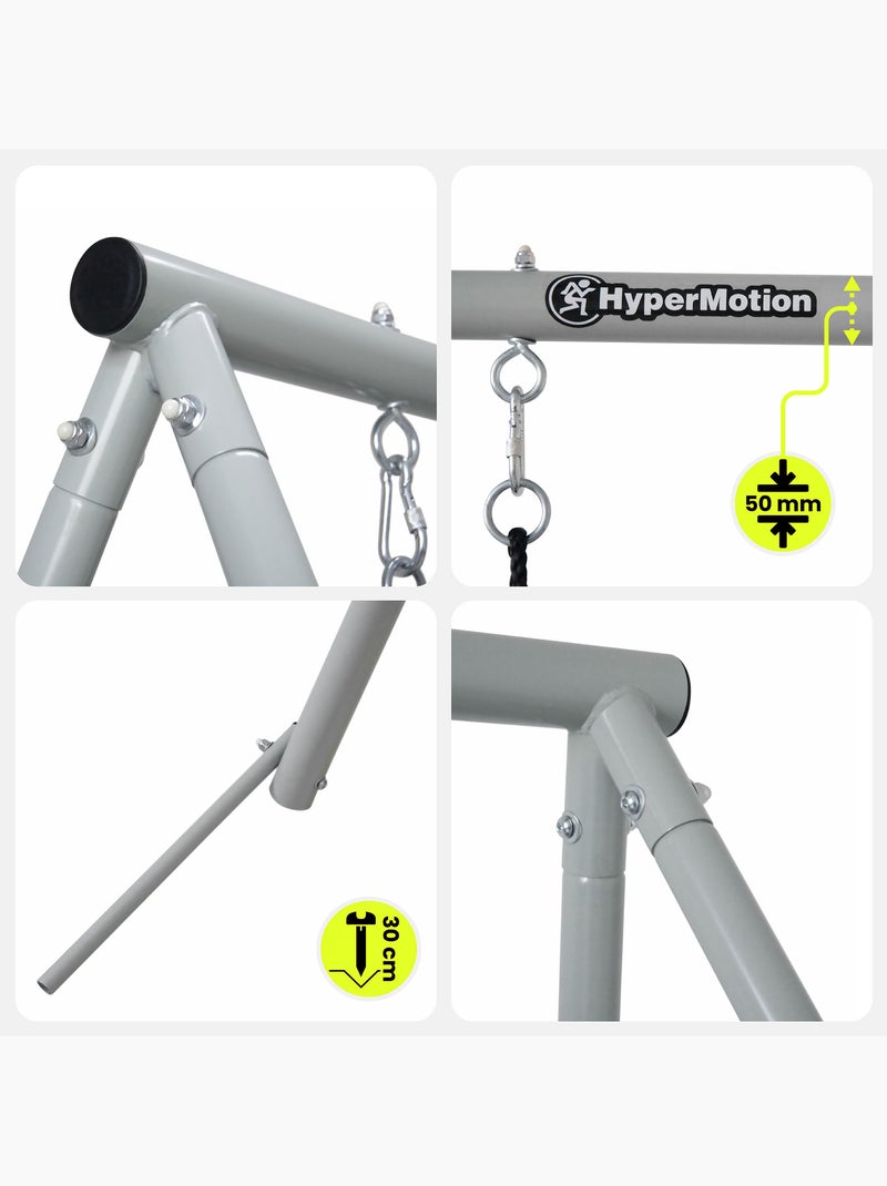 Altalena doppia HyperMotion 2 in 1 con nido e sedile per bambini Beige - Kiabi
