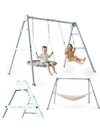Altalena HyperMotion 4 in 1 con amaca, altalena e nido per bambini