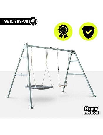 Altalena HyperMotion 4 in 1 con amaca, altalena e nido per bambini