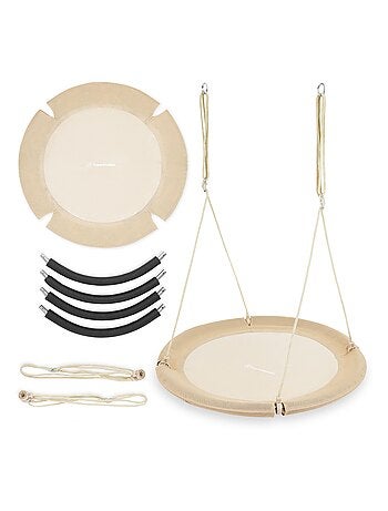 Altalena nido da giardino ø100 cm boho portata 150 kg bambini e adulti