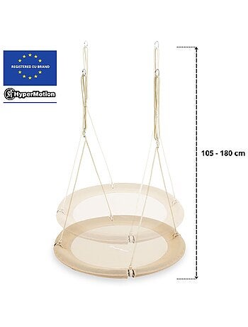 Altalena nido da giardino ø100 cm boho portata 150 kg bambini e adulti