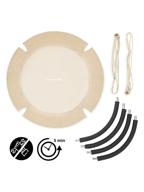 Altalena nido da giardino ø100 cm boho portata 150 kg bambini e adulti - Kiabi