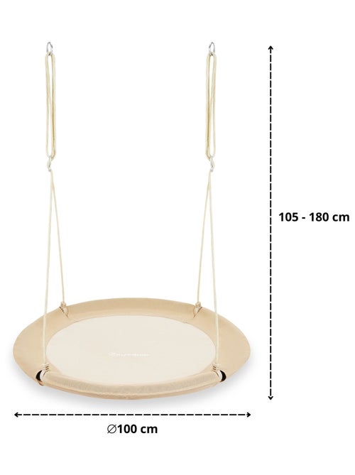 Altalena nido da giardino ø100 cm boho portata 150 kg bambini e adulti - Kiabi