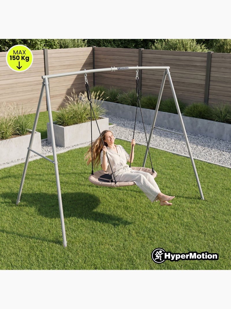 Altalena nido hypermotion con struttura da 100 cm Beige - Kiabi