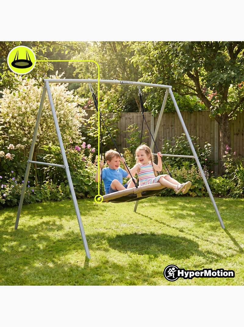 Altalena nido hypermotion con struttura da 100 cm Beige - Kiabi