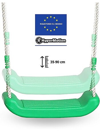Altalena XXL HyperMotion in acciaio con trapezio e parete da arrampicata