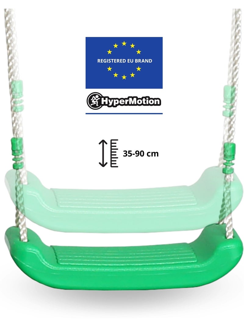 Altalena XXL HyperMotion in acciaio con trapezio e parete da arrampicata Verde - Kiabi