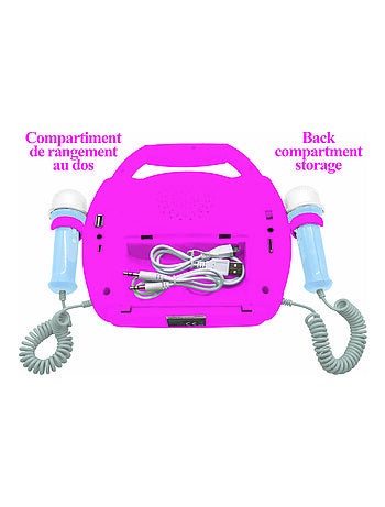 Altoparlante Bluetooth Barbie con microfoni ed effetti luminosi