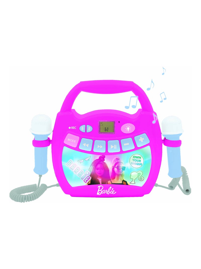 Altoparlante Bluetooth Barbie con microfoni ed effetti luminosi Rosa - Kiabi