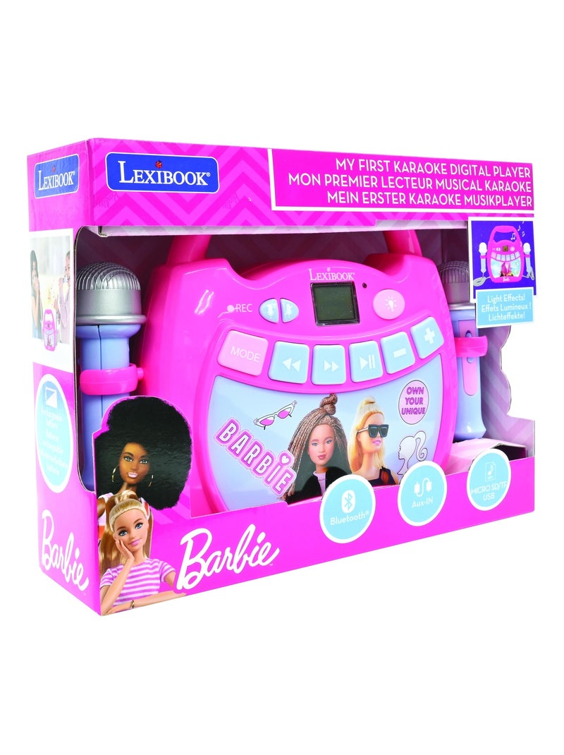 Altoparlante Bluetooth Barbie con microfoni ed effetti luminosi Rosa - Kiabi