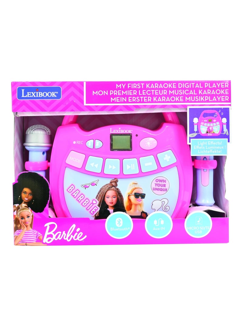 Altoparlante Bluetooth Barbie con microfoni ed effetti luminosi Rosa - Kiabi