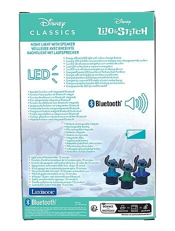 Altoparlante bluetooth con luce notturna a punto