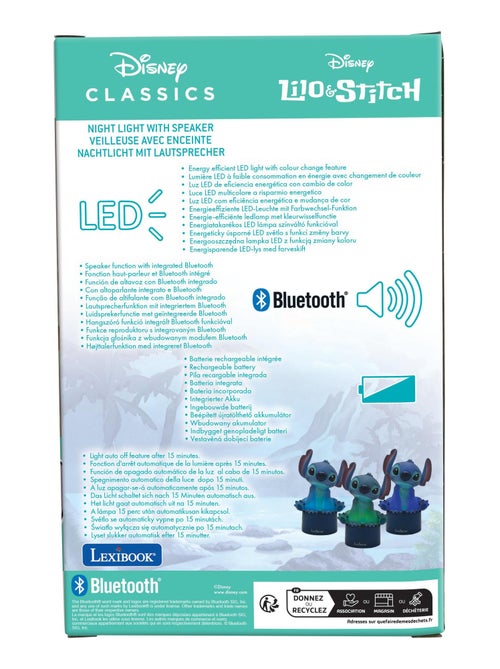 Altoparlante bluetooth con luce notturna a punto - Kiabi