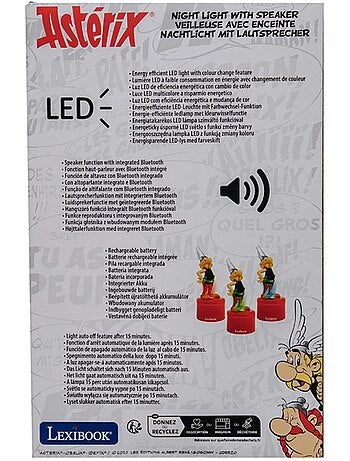 Altoparlante bluetooth con luce notturna Astérix