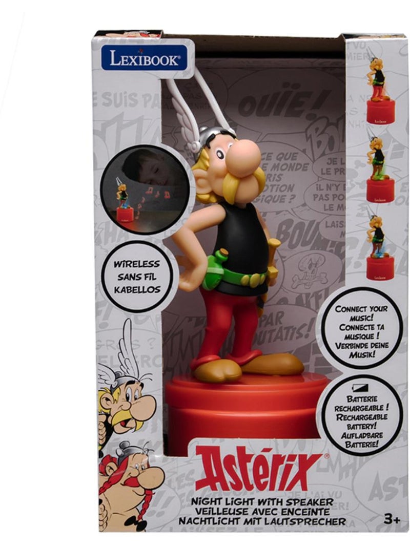 Altoparlante bluetooth con luce notturna Astérix Rosso - Kiabi